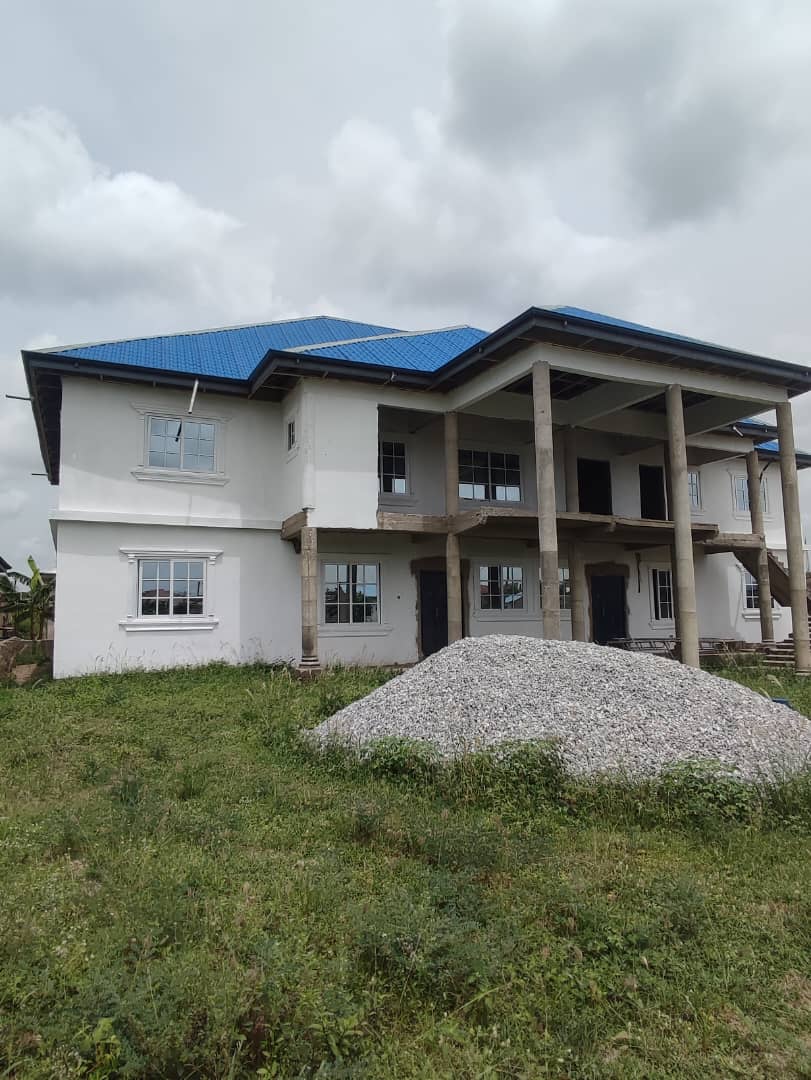 Uncompleted Nine 9-Bedroom House for Sale at Kasoa, Millennium City