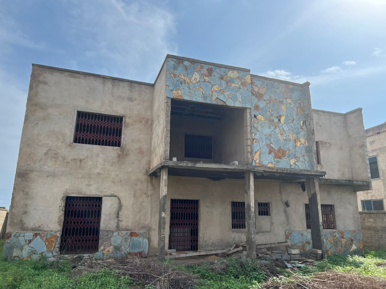 Uncompleted Nine (9) Bedroom House For Sale at Prampram