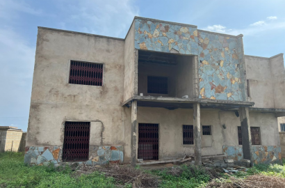 Uncompleted Nine (9) Bedroom House For Sale at Prampram