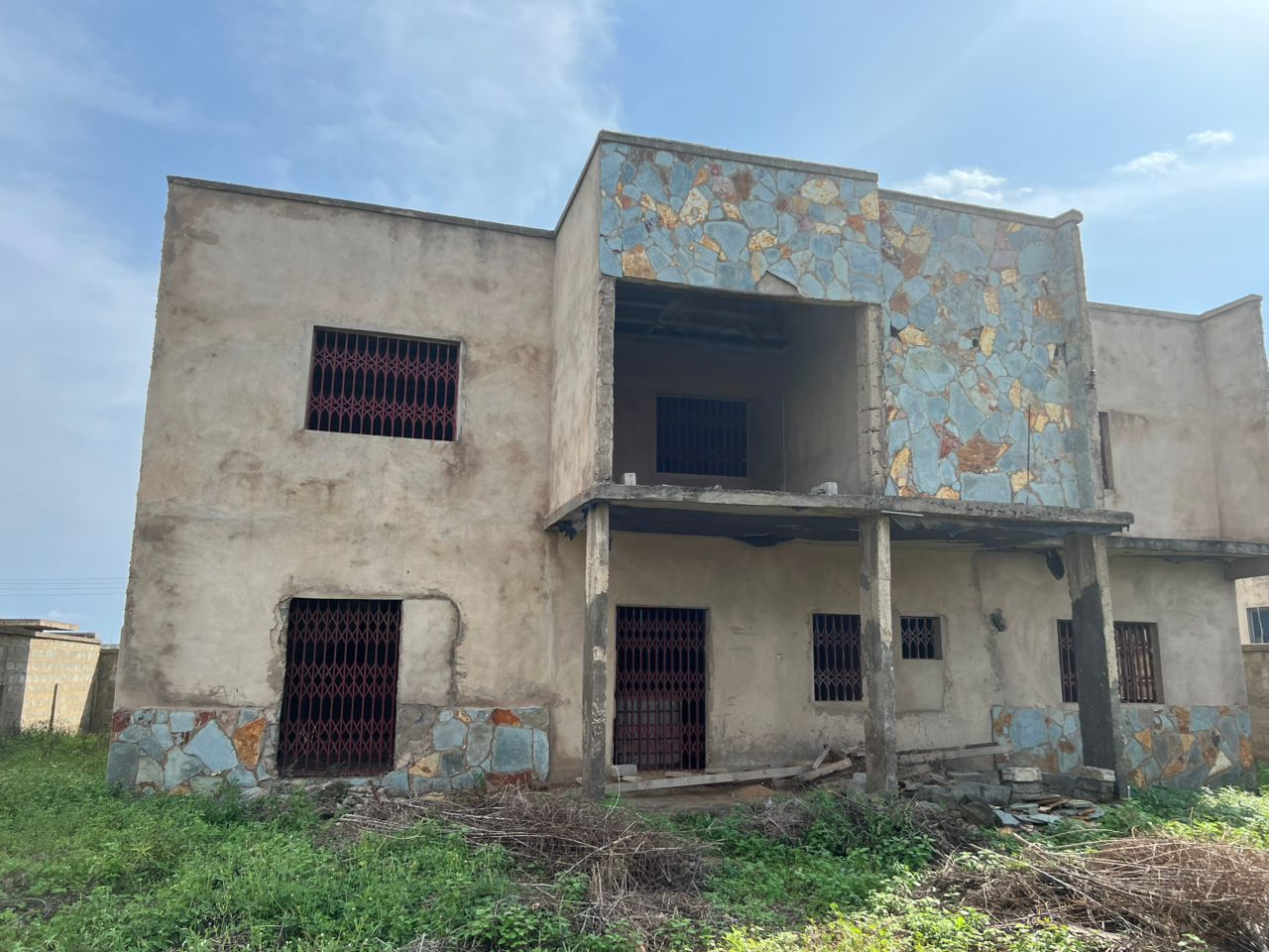 Uncompleted Nine (9) Bedroom House For Sale at Prampram