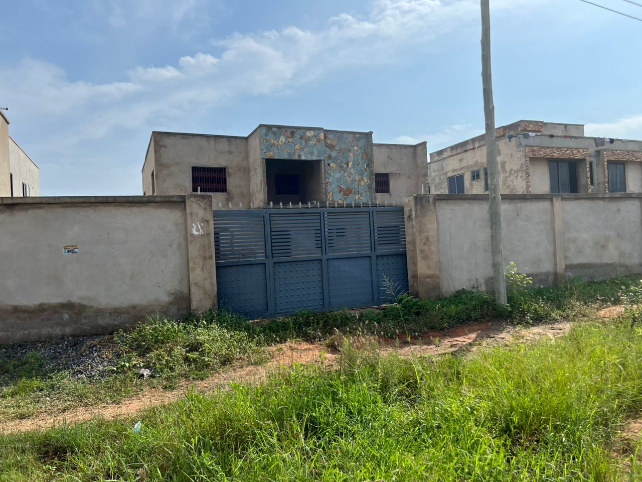 Uncompleted Nine (9) Bedroom House For Sale at Prampram