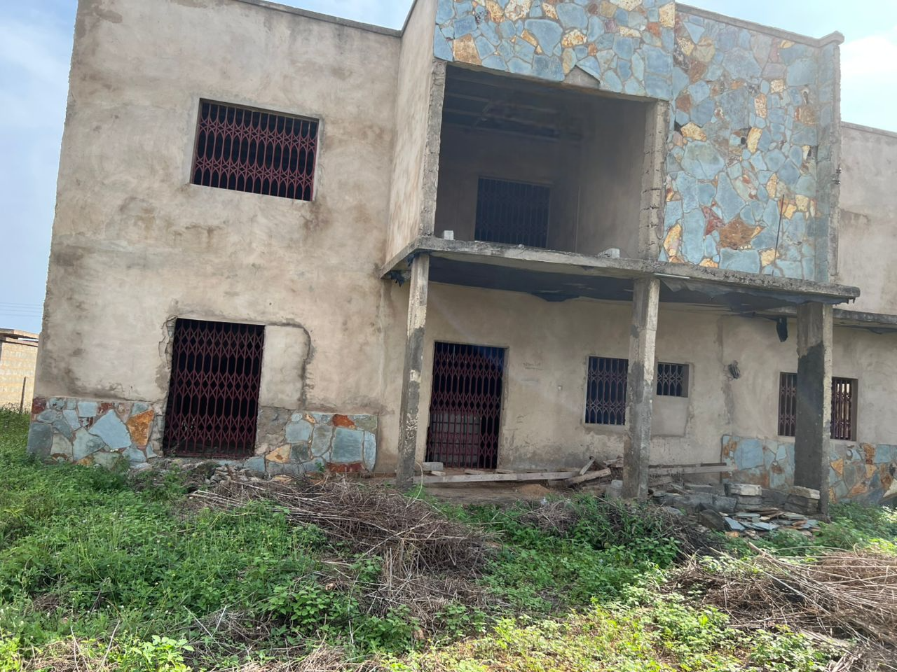 Uncompleted Nine (9) Bedroom House For Sale at Prampram
