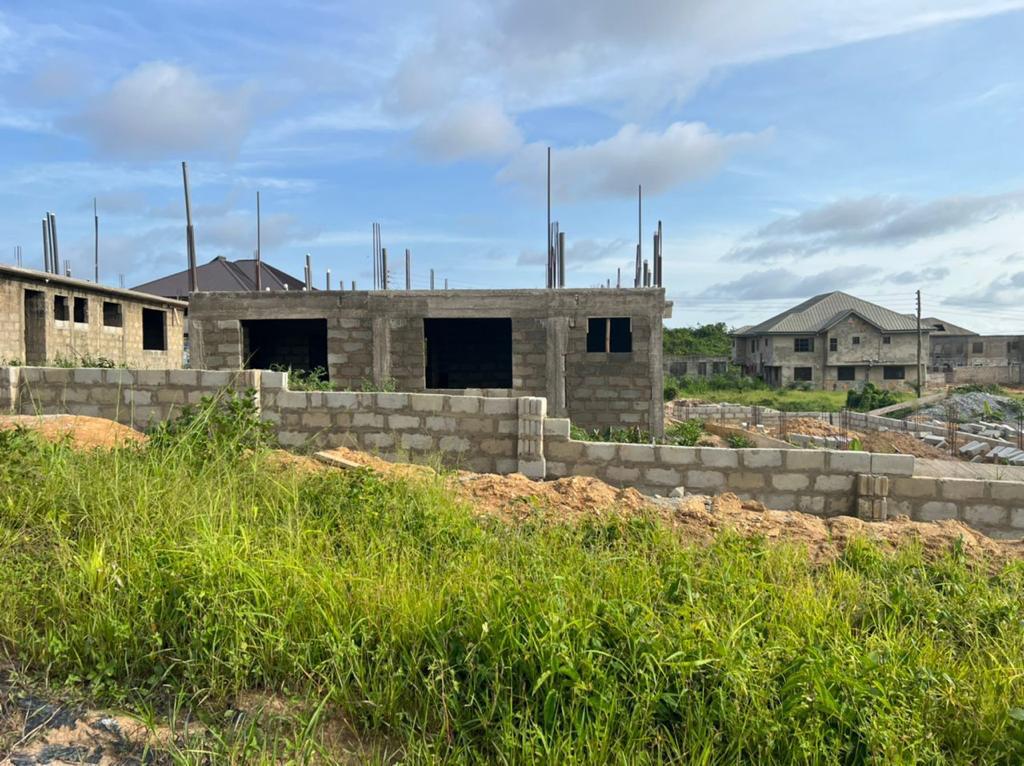 Uncompleted Storey House For Sale at Takoradi Race Course near Apramdo