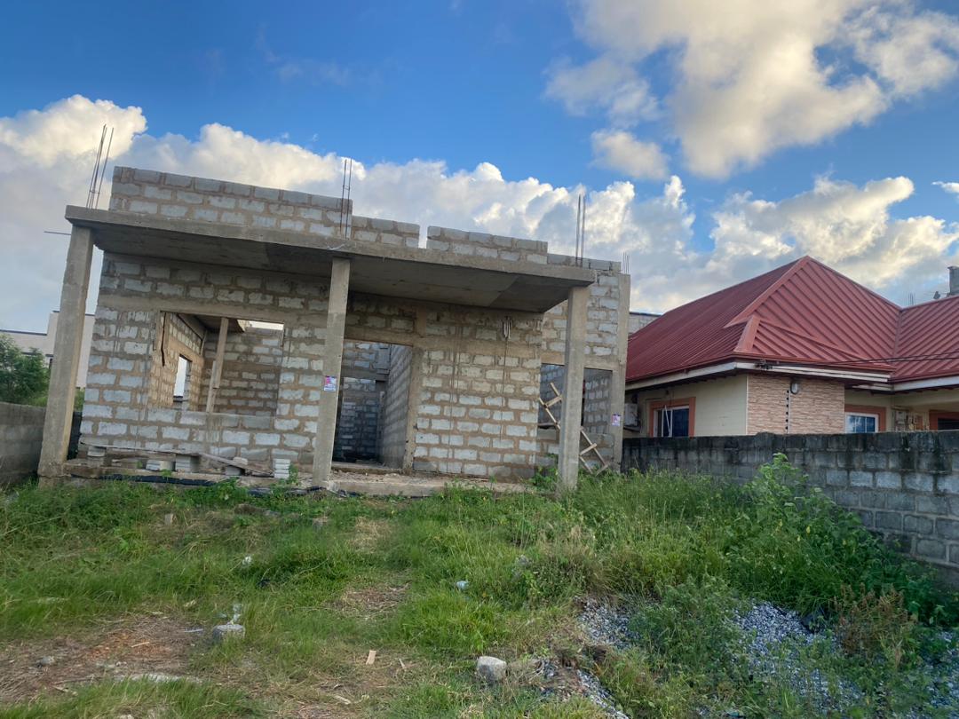 Uncompleted Three 3-Bedrooms House with TDC documents for Sale at Spintex